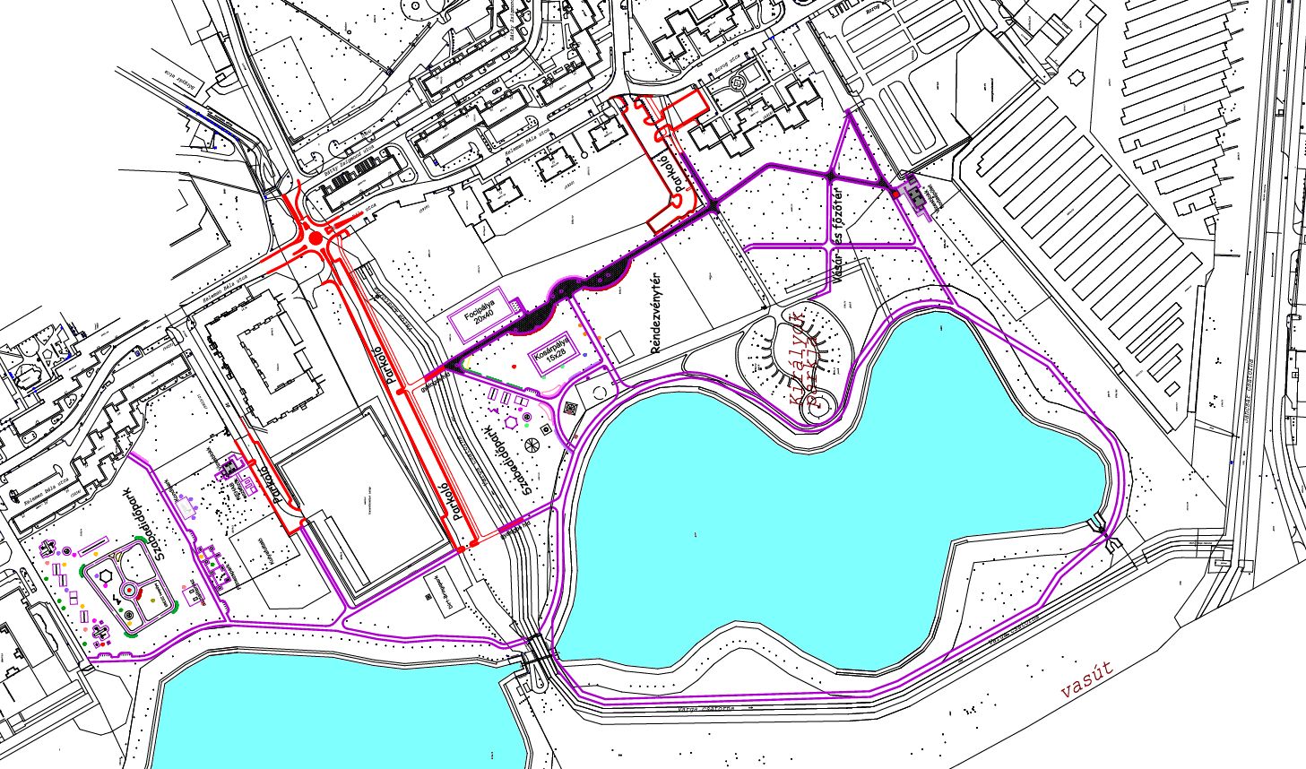 Palotavárosi szabadidőközpont - idén befejezik még az alapépítményi munkákat