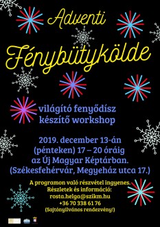 Fénybütykölde - világító díszeket készíthetünk pénteken a múzeumban