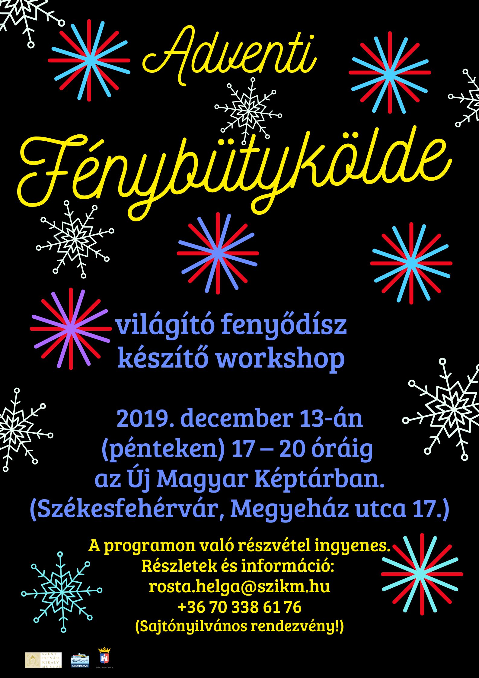 Fénybütykölde - világító díszeket készíthetünk pénteken a múzeumban