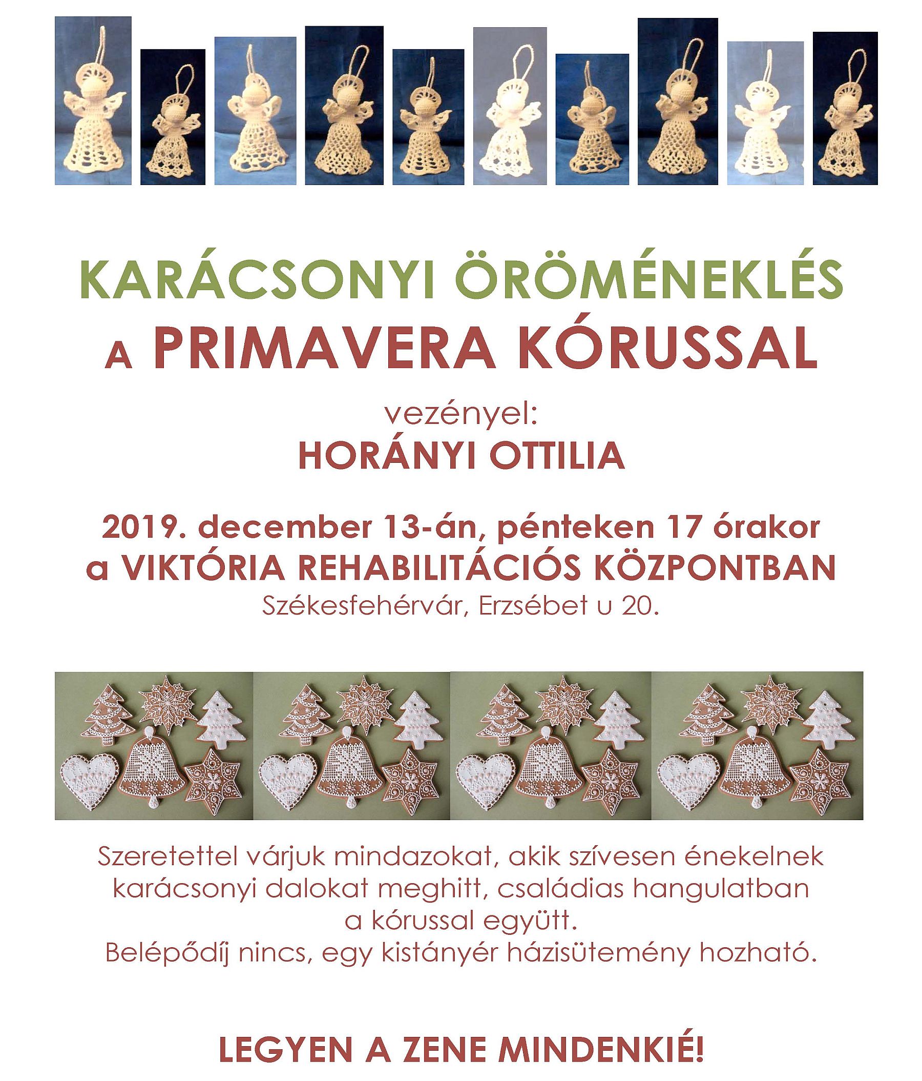 Karácsonyi öröméneklésre hívja az ünnepre készülőket a Primavera Kórus