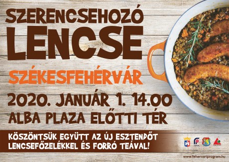 Újévi szerencsehozó lencse - találkozzunk 2020 első napján a Pláza előtt!