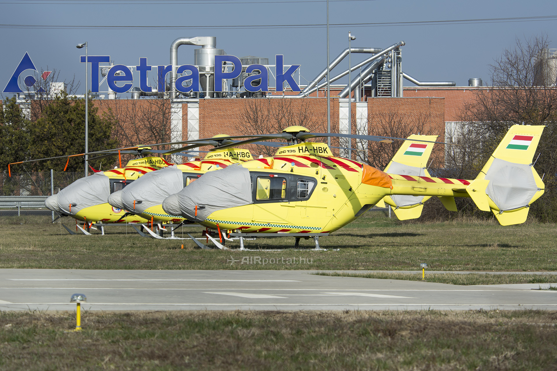 Forgalomba állt a légimentők kilenc EC-135 P2+ mentőhelikoptere