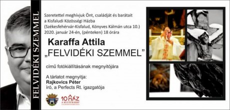 Felvidéki szemmel - Karaffa Attila fotókiállítása a Kisfaludi Közösségi Házban