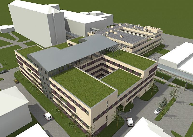 Indul a kórházfejlesztés - új épület és újabb parkolóhelyek