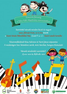 Farsangi zeneovis mulatságra várják a gyerekeket szombaton