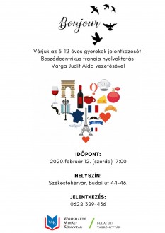 Francia klub és gyermekleckék a VMK Budai úti Tagkönyvtárában