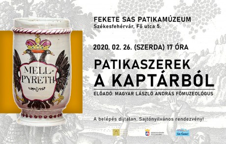 Patikaszerek a kaptárból - Magyar László András előadása a Fekete Sas Patikamúzeumban
