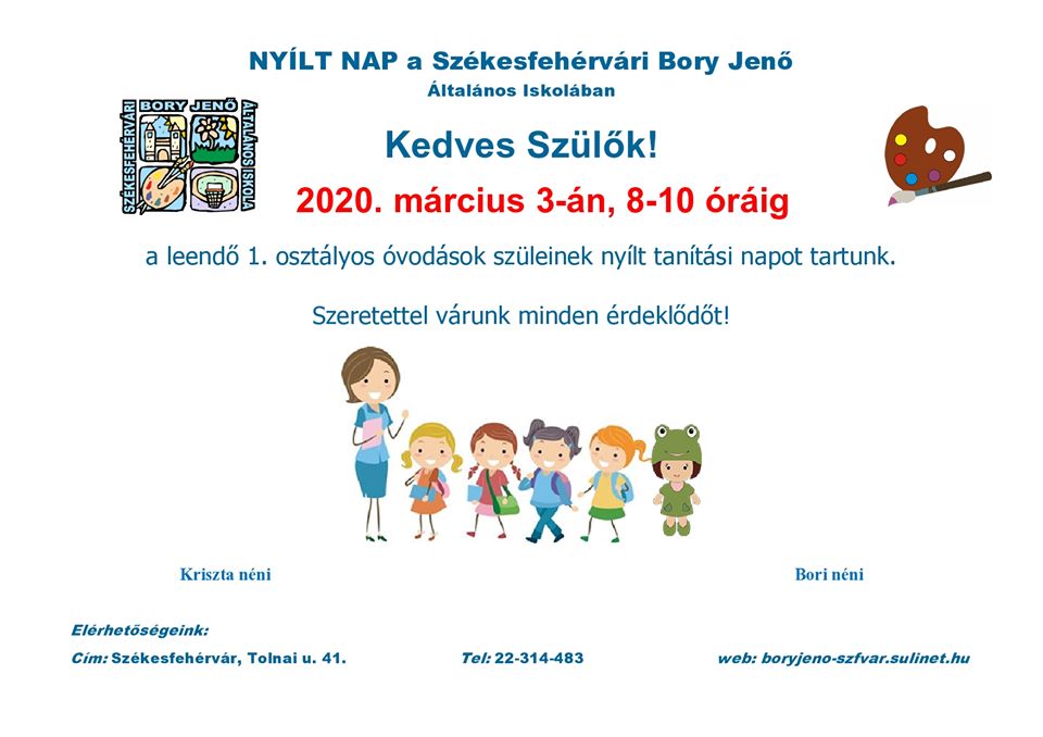 Nyílt nap és iskolanyitogató foglalkozás a leendő elsősöknek két iskolában