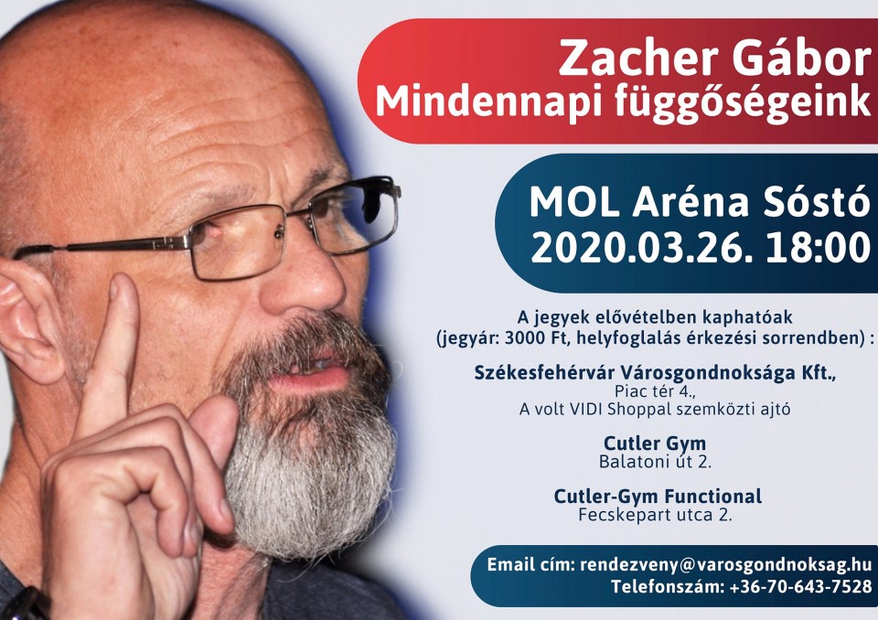 Mindennapi függőségeink - Dr. Zacher Gábor előadása Sóstón