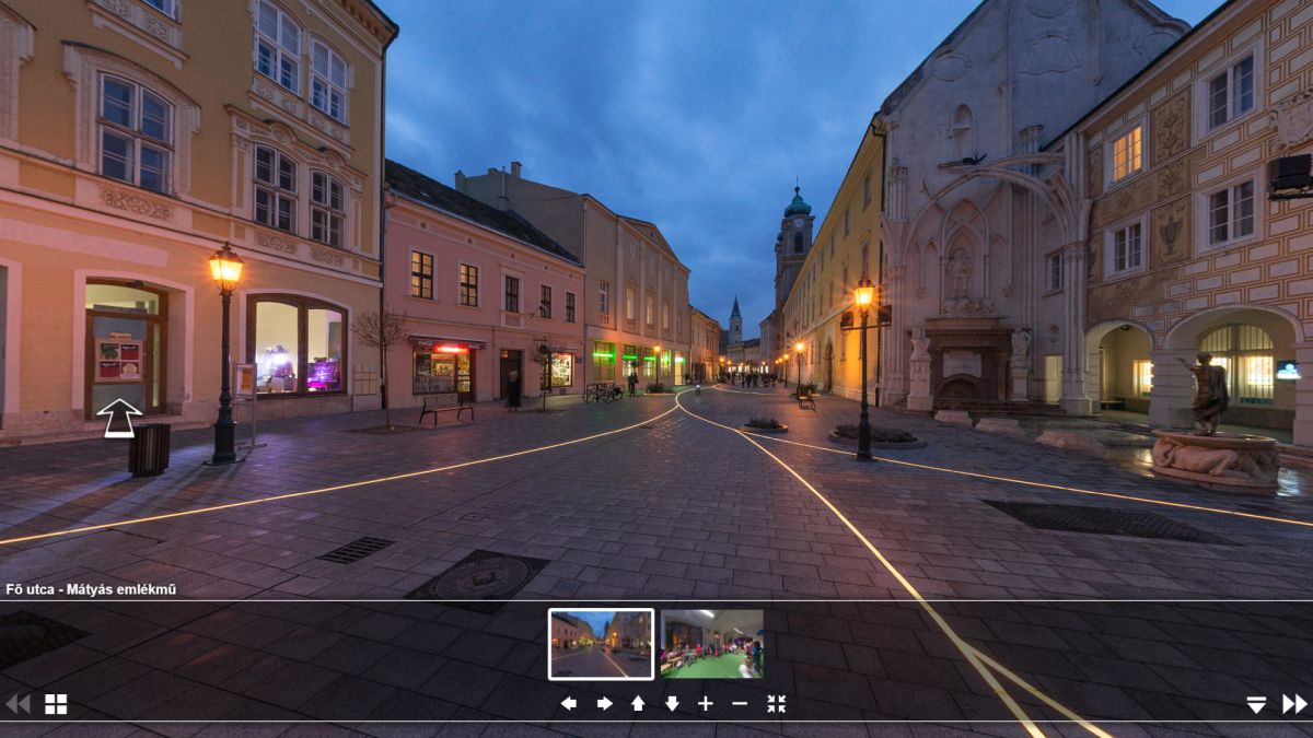 Virtuális séta Fehérváron több mint hetven gömbpanorámán keresztül
