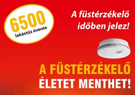 Füstérzékelő jelezte a tüzet egy fehérvári társasházban