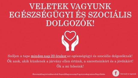 Székesfehérvár is csatlakozott a Szívünk és tapsunk mozgalomhoz