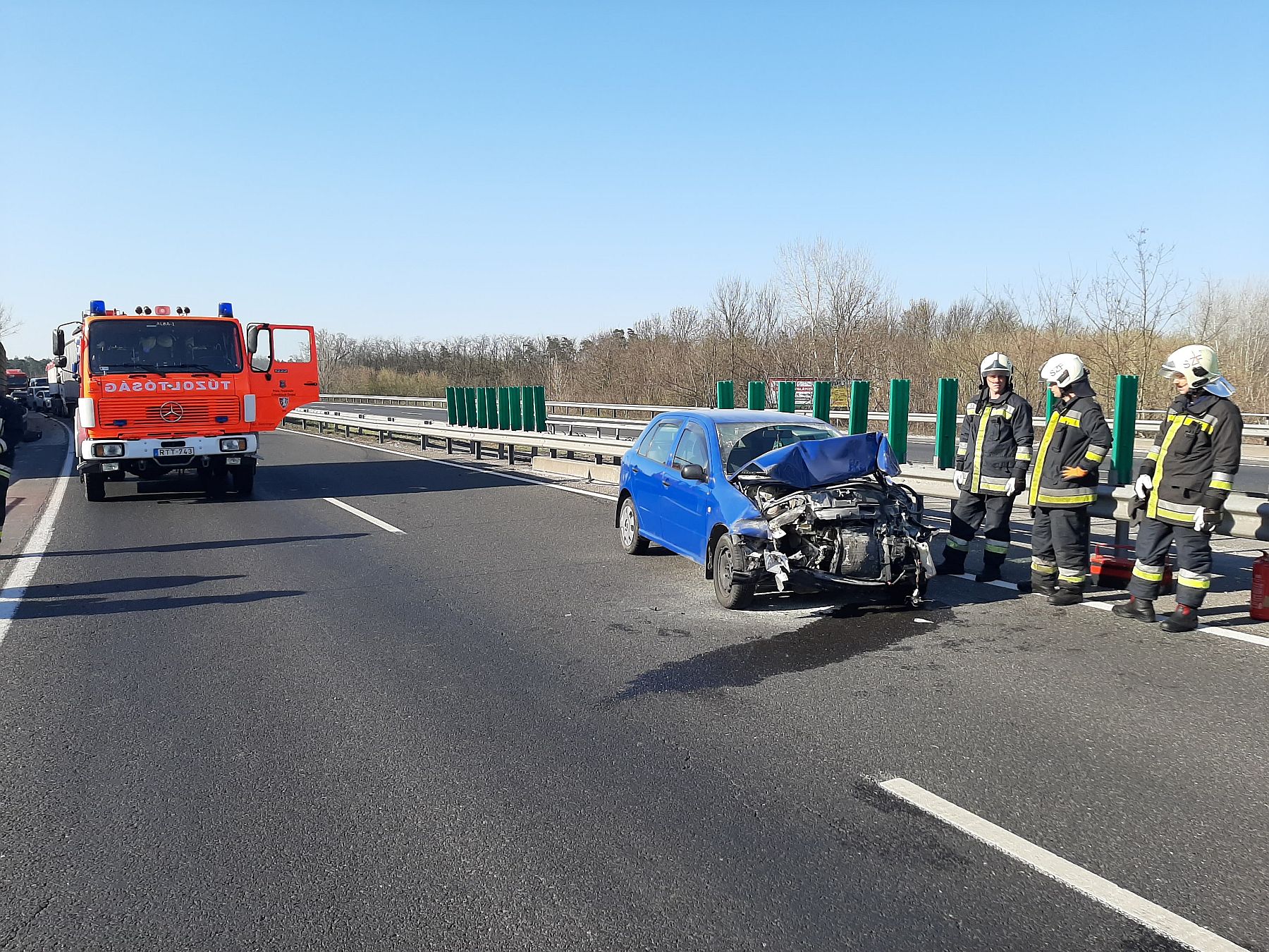 Baleset történt a 7-es elkerülőn szerdán délelőtt