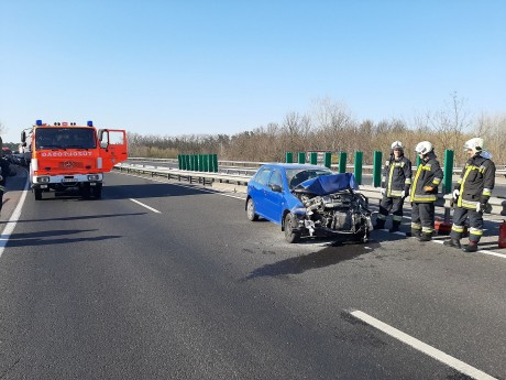 Baleset történt a 7-es elkerülőn szerdán délelőtt