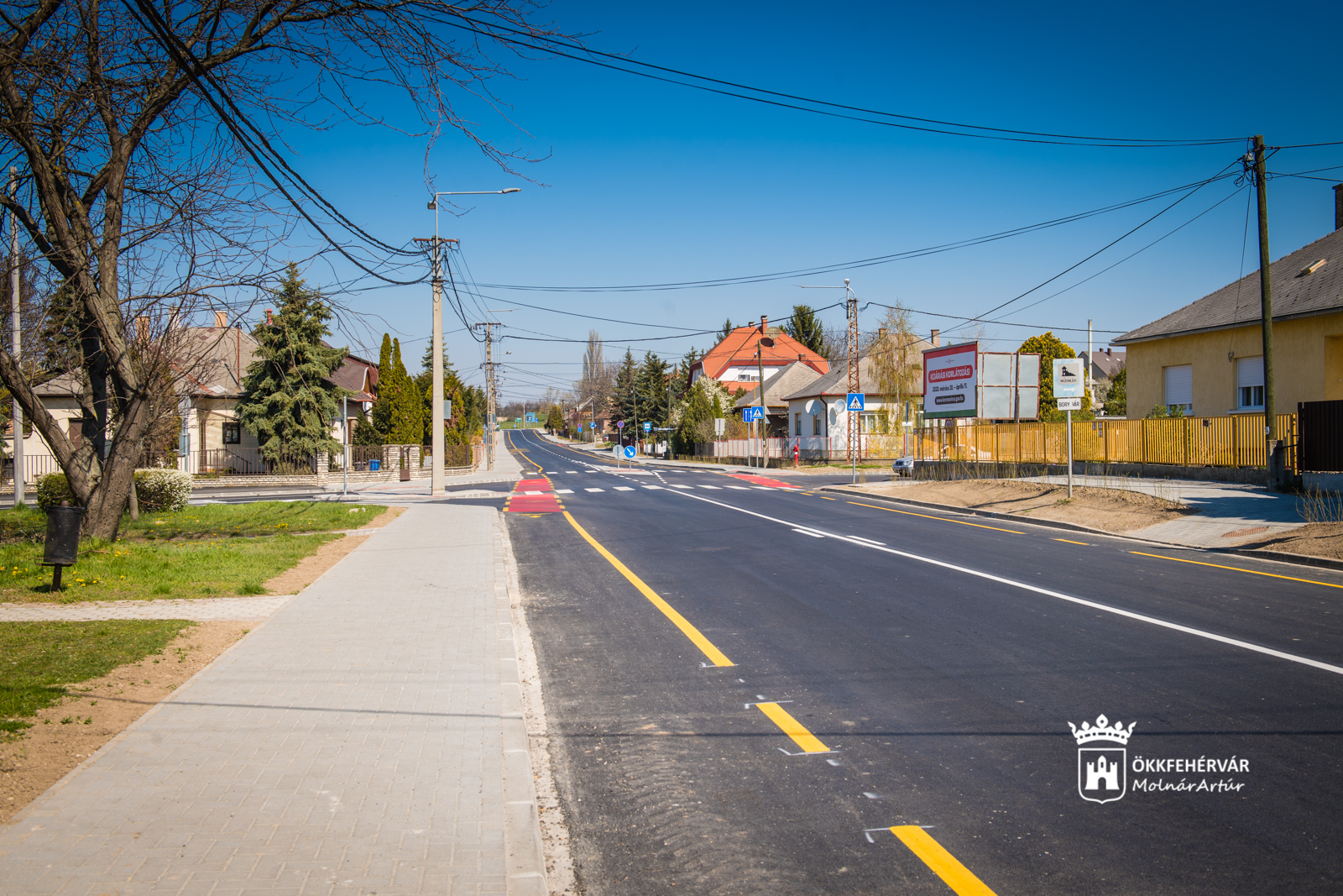 Szabad az út! - készre jelentette a kivitelező a Fiskális út felújítását