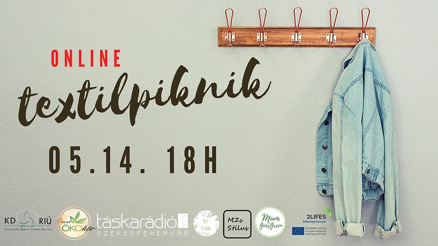 Fenntartható öltözködés, környezettudatos divat - online textilpiknik lesz május 14-én