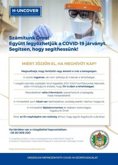 Reprezentatív szűrővizsgálat - támogassa az egyetem kutatását!