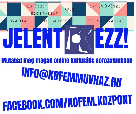 Szoba Galéria címmel indít online sorozatot a Köfém Művelődési Ház