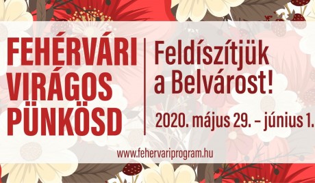 Pénteken délután virágba borul Székesfehérvár Belvárosa