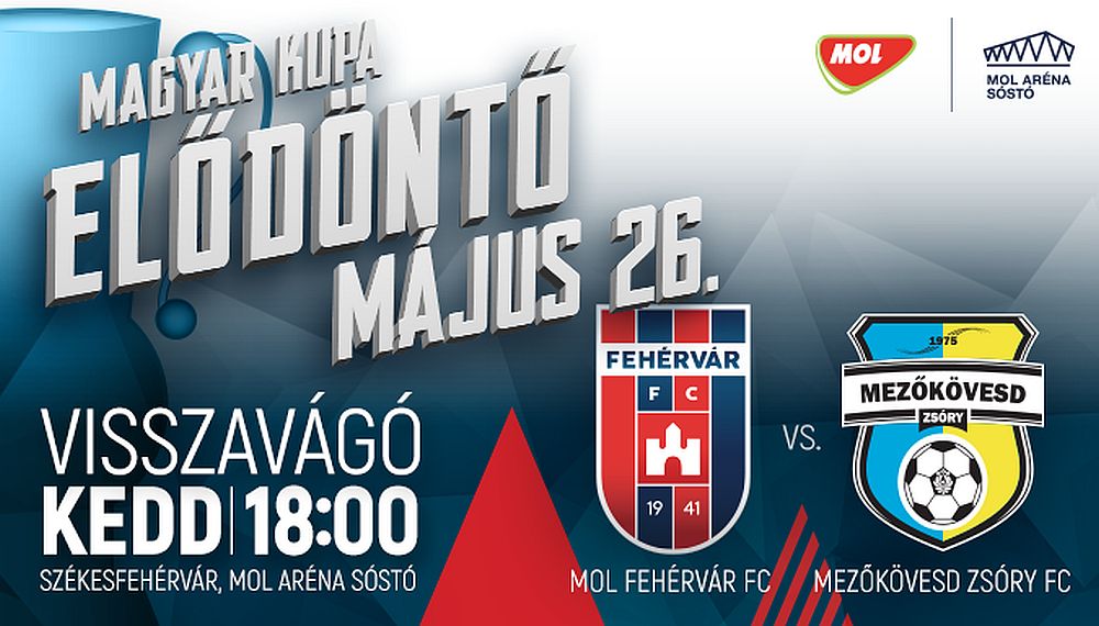 Kedd este a Magyar Kupa fináléja lesz a tét a MOL Aréna Sóstóban