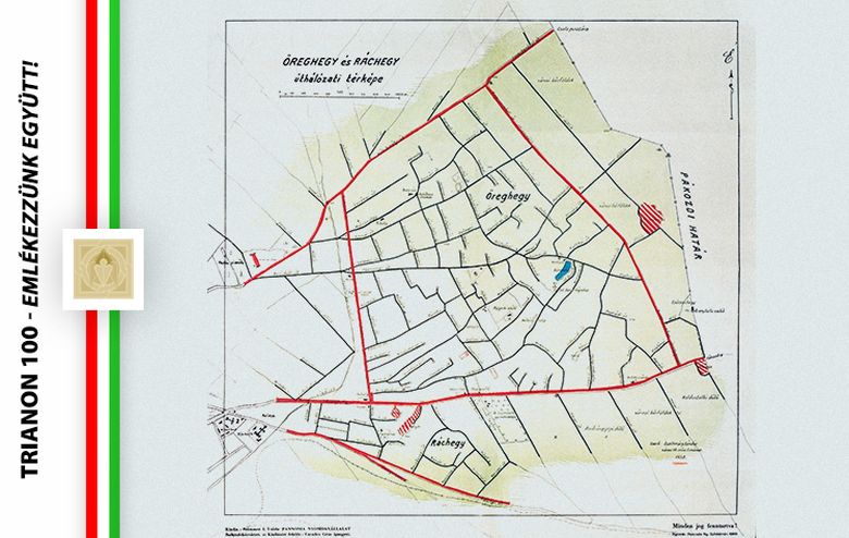 Elszakított települések utcanevei Fehérváron a TRIANON 100 sorozatban