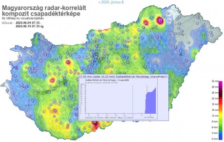 Számottevő csapadék öntözte meg Fehérvár környékén is a földeket