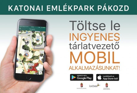 Tárlatvezető mobilalkalmazással járhatjuk be a Katonai Emlékparkot