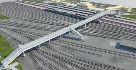 Június végén indulhat a vasútállomáson a gyalogos felüljáró építésének második üteme