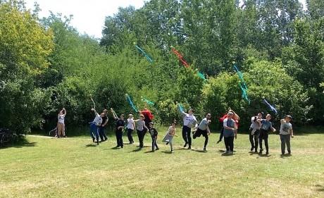 Jó hangulatú karate tábor városi támogatással a Maroshegyen