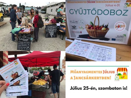 Folytatódik a műanyagmentes július a Jancsárkertben