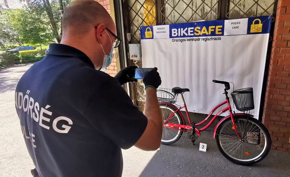 BikeSafe - ingyenes kerékpár regisztrációs  lehetőség Székesfehérváron
