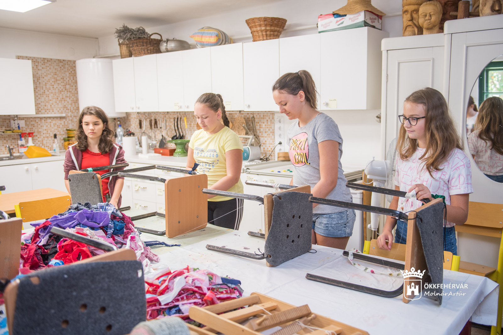 Gyerekműhellyel zárta nyári táborait a Fehérvári Kézművesek Egyesülete