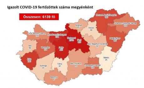 178 fővel emelkedett a beazonosított fertőzöttek száma hétfőre