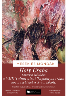 Mesék és mondák - különleges kiállítás a Tolnai utcai Tagkönyvtárban