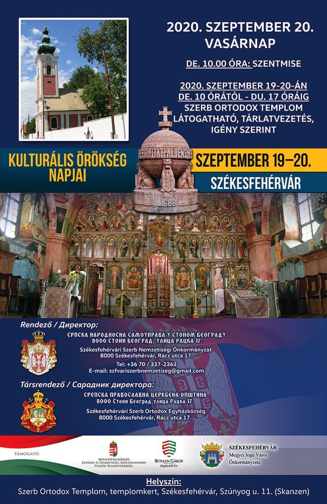Tárlatvezetés és Kisboldogasszony napi szent liturgia a szerb templomban