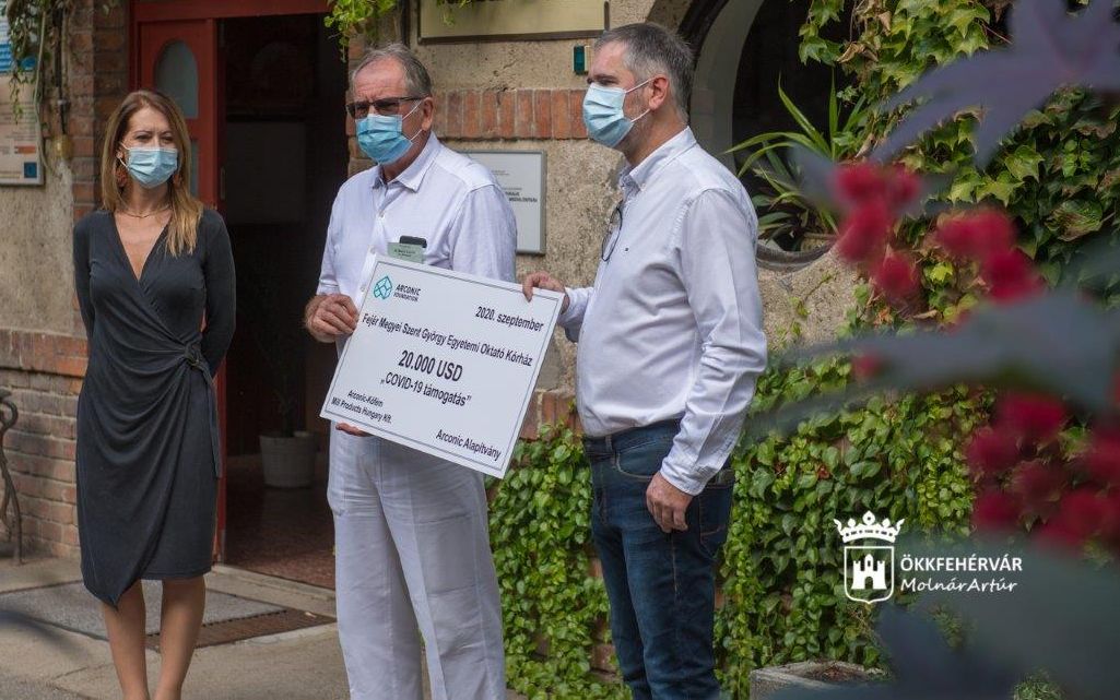 Légfertőtlenítő berendezéseket vásárol a kórház az Arconic támogatásával