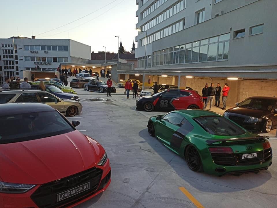 Tuningcsodák Székesfehérváron a Belvárosi Parkolóházban