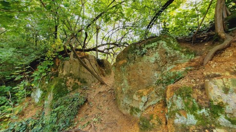 Őszi séta a Rácbánya zegzugos részein
