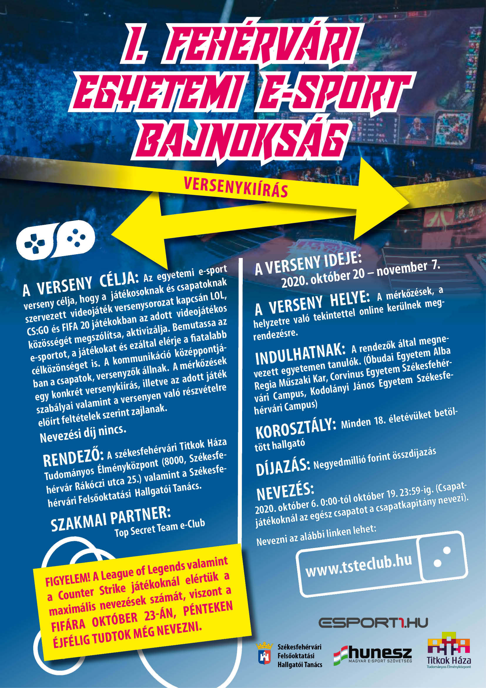 E-sport bajnokság - a FIFA-ra péntekig még lehet nevezni