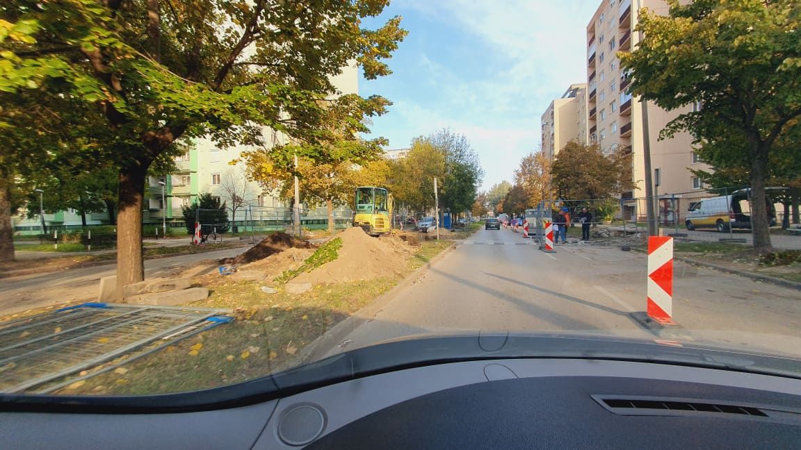 Hétfőtől lezárják a Gáz utca egy részét távhő gerincvezeték javítás utáni útfelújítás miatt