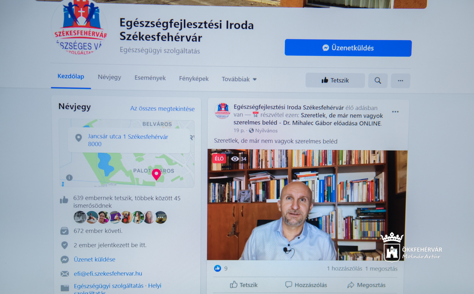 Mihalec Gábor pár- és családterapeuta előadásával kezdődött az EFI új sorozata