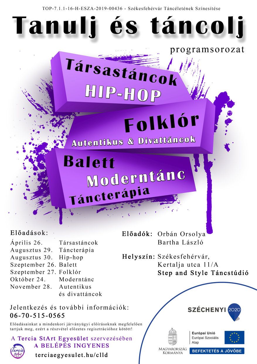 Tanulj és táncolj! - Modern tánc Step And Style Stúdióban