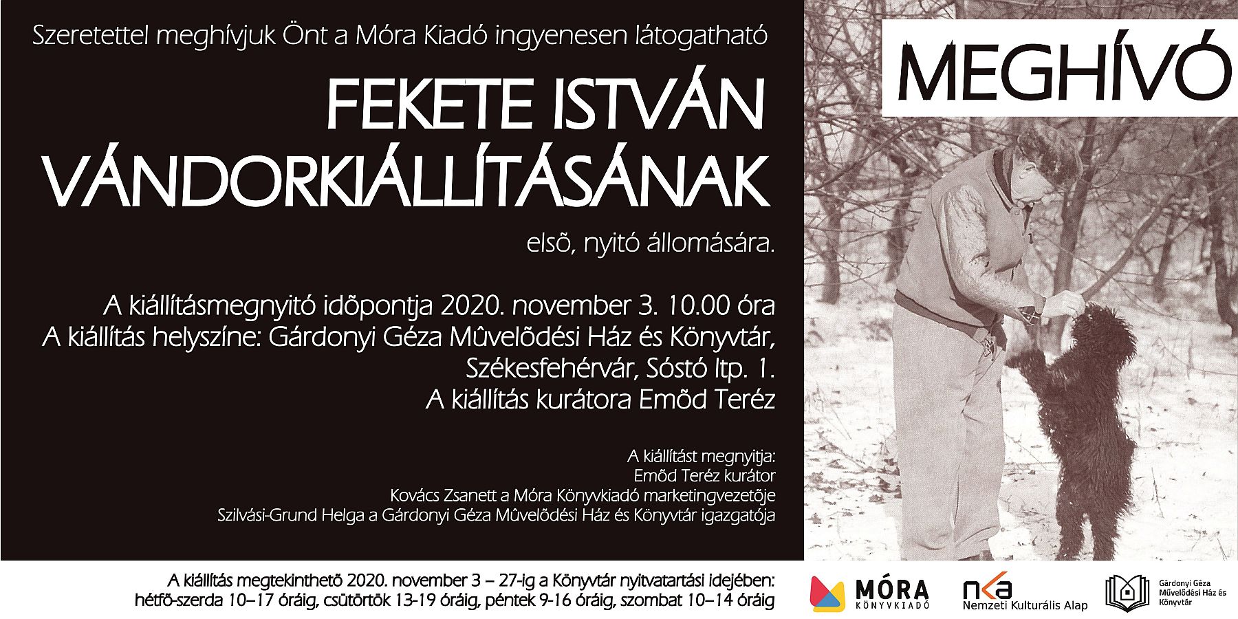 Titkos Kalendárium - Fekete István vándorkiállítás nyílik a Gárdonyiban