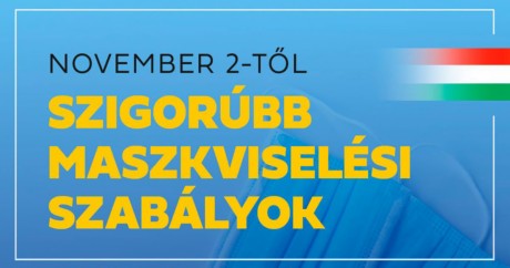Kötelező maszkviselés - szigorúbb szabályok hétfőtől