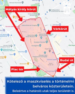 Hol kell közterületen maszkot hordani Székesfehérváron?
