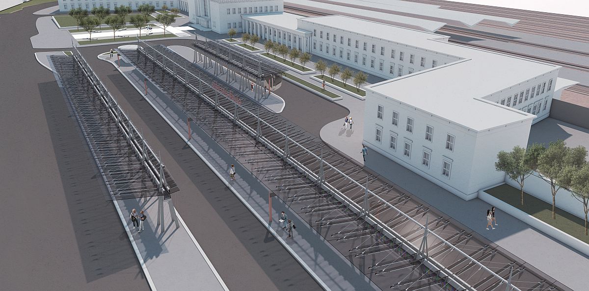 Milyen lesz a székesfehérvári intermodális közlekedési központ?