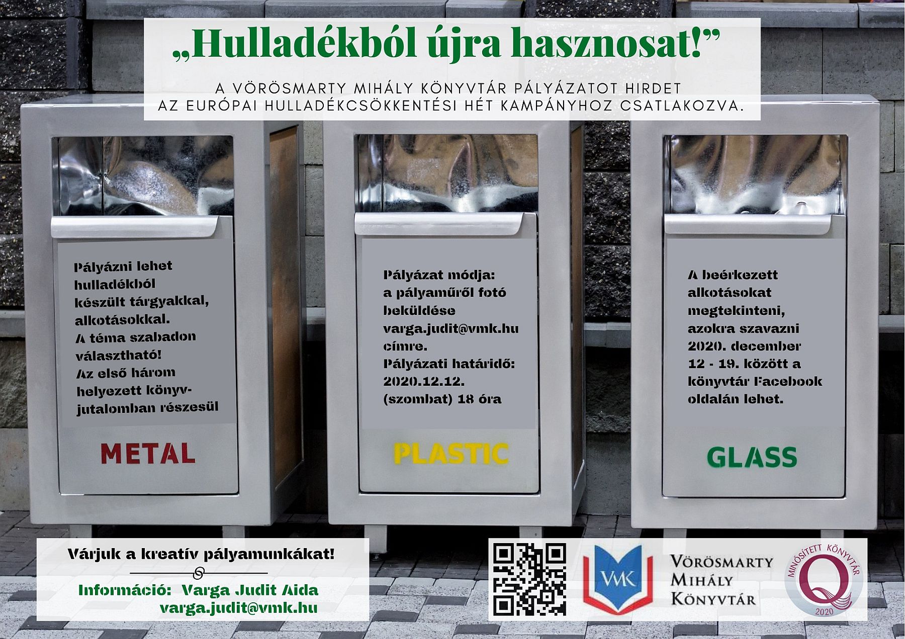 A Vörösmarty Könyvtár is csatlakozott az Európai Hulladékcsökkentési Héthez