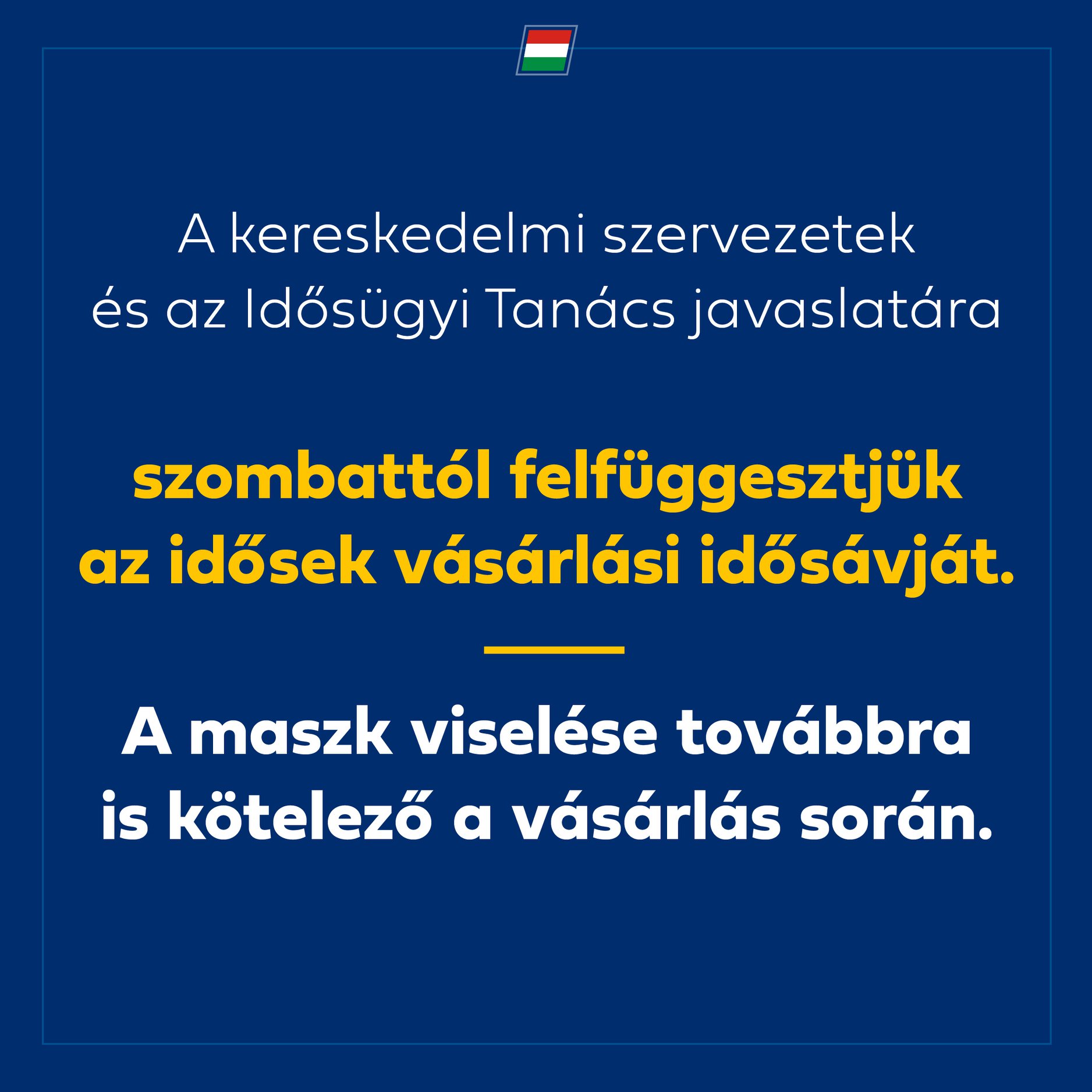 Szombattól megszűnik az idősek vásárlási sávja
