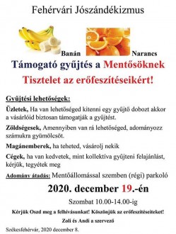 Tisztelet a mentősök erőfeszítéséért - gyümölcsökkel köszönik meg a szolgálatot