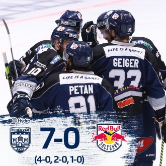 Osztrák jégkorongliga - Történelmi fehérvári siker a Salzburg felett